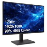 Acer Vero B247YG 23.8" Full HD IPS 120Hz 4ms AdaptiveSync Monitor - Black