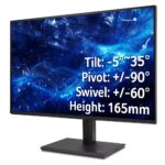 Acer Vero B247YG 23.8" Full HD IPS 120Hz 4ms AdaptiveSync Monitor - Black