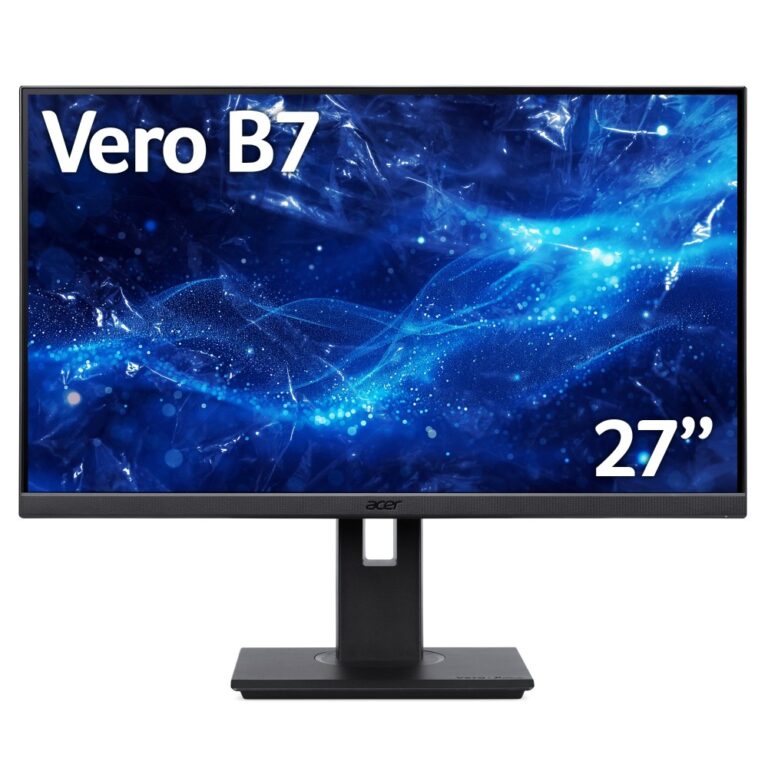 Acer Vero B277UG 27" Quad HD 120Hz IPS Monitor with USB Hub, HDR10, AdaptiveSync, Black