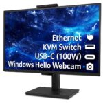 Acer Vero B278UG 27" QHD 120Hz IPS Monitor with 5MP Webcam & KVM Switch, Black