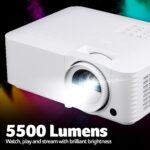 Acer Vero HL1820 4K UHD Laser Projector 2000 ANSI Lumens DLP 3D 15W Speaker