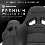 Anda Seat Dark Demon Dragon PC Gaming Chair, Steel Frame, Faux Leather, 170kg Max Load, Black