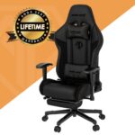 Anda Seat Jungle 2 PC Gaming Chair Faux Leather 150 kg Black and Yellow