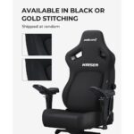 Anda Seat Kaiser 4 Series Gaming Armchair Padded Fabric Black 120 kg Max Weight