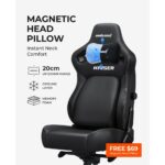 Anda Seat Kaiser 4 Series Gaming Chair Faux Leather Black and Purple 180 kg Max Weight