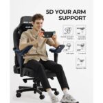 Anda Seat Kaiser 4 Series Gaming Chair Faux Leather Black and Purple 180 kg Max Weight