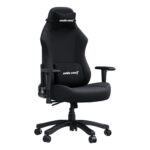 Anda Seat Luna Gaming Armchair Padded Steel Frame 120kg Max Weight Black Fabric