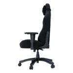 Anda Seat Luna Gaming Armchair Padded Steel Frame 120kg Max Weight Black Fabric