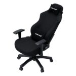 Anda Seat Luna Gaming Armchair Padded Steel Frame 120kg Max Weight Black Fabric