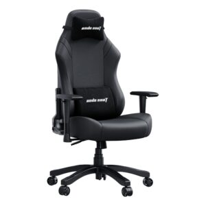 Anda Seat Luna Gaming Chair Steel Frame Faux Leather Black