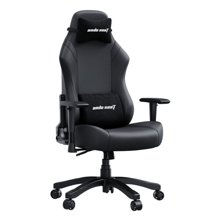 Anda Seat Luna Gaming Chair Steel Frame Faux Leather Black