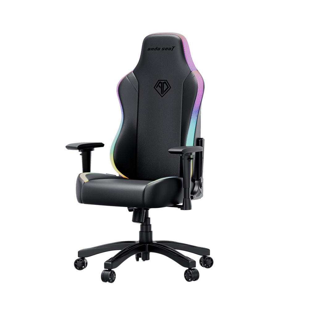Anda Seat Luna RGB Gaming Armchair Black Steel 120 kg Max Weight Anda Seat Luna RGB Gaming Armchair Black Steel 120 kg Max Weight