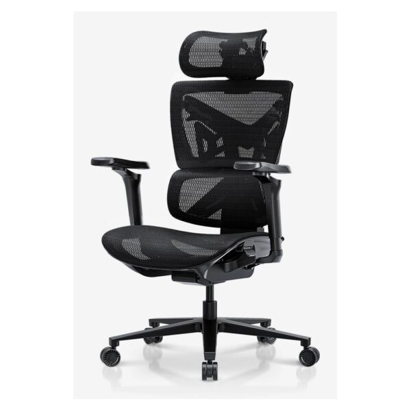 Anda Seat X-Air Pro Mesh Ergonomic Office Chair, 120kg Capacity, Black, 4D Armrests