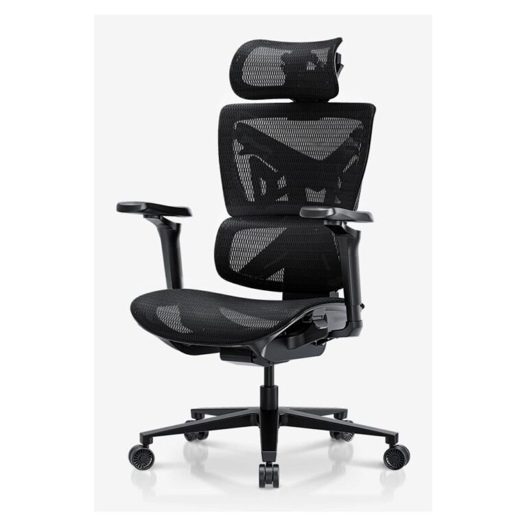 Anda Seat X-Air Pro Mesh Ergonomic Office Chair, 120kg Capacity, Black, 4D Armrests