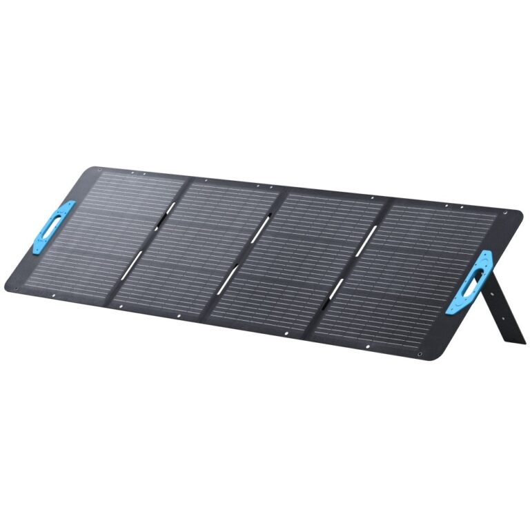 Anker SOLIX PS400 400W Monocrystalline Solar Panel, 23% Efficiency, IP67, Ground Mount, Black/Blue