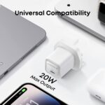 Anker USB-C Charger, 20W, White