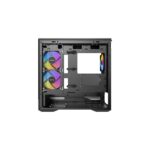 Antec C2M ARGB Midi Tower PC Case, Micro-ATX, Mini-ITX, Tempered Glass, Black