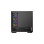 Antec C2M ARGB Midi Tower PC Case, Micro-ATX, Mini-ITX, Tempered Glass, Black