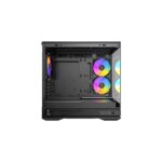 Antec C2M ARGB Midi Tower PC Case, Micro-ATX, Mini-ITX, Tempered Glass, Black