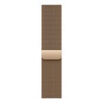 Apple 46mm Gold Milanese Loop S/M