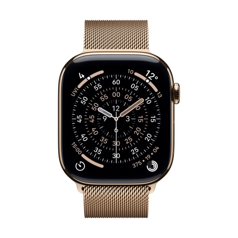 Apple 46mm Gold Milanese Loop - S/M