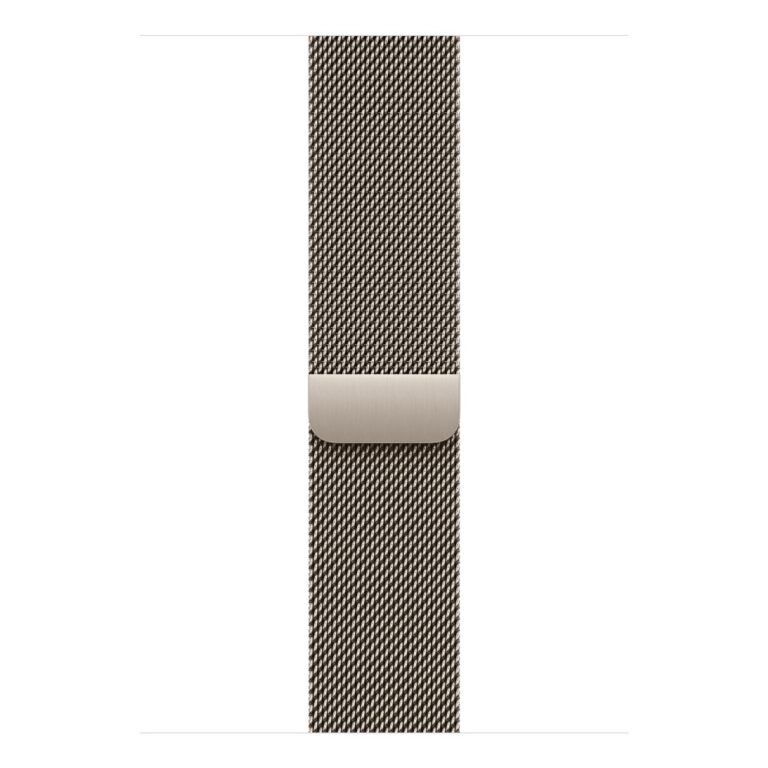 Apple 46mm Natural Milanese Loop S/M