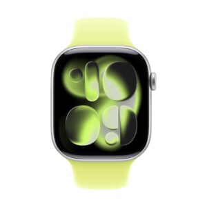 Apple 46mm Neon Yellow Sport Band M/L