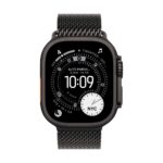 Apple 49mm Black Titanium Milanese Loop - Medium