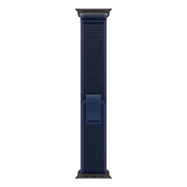 Apple 49mm Blue Trail Loop - M/L - Black Titanium