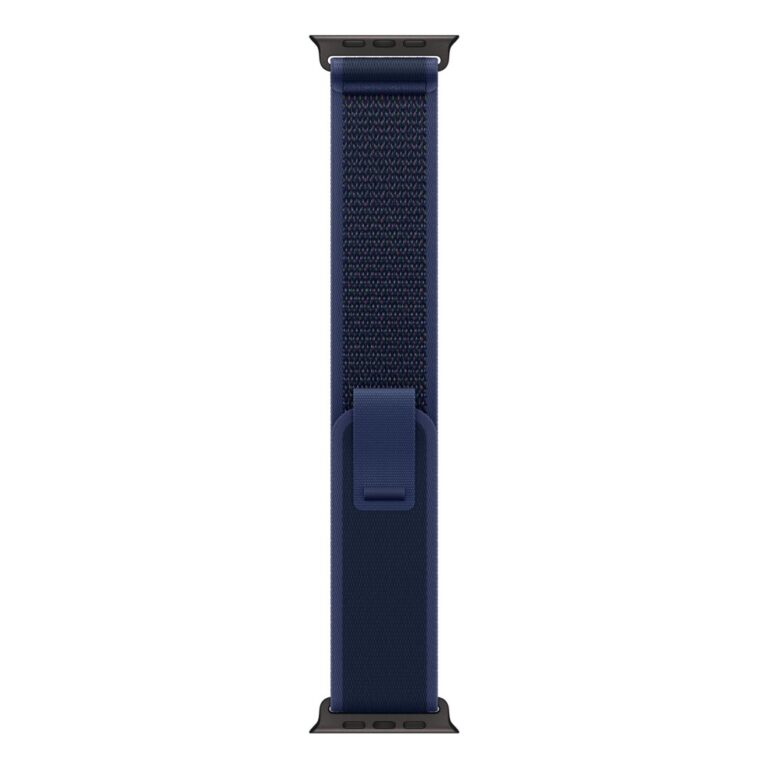 Apple 49mm Blue Trail Loop - M/L - Black Titanium