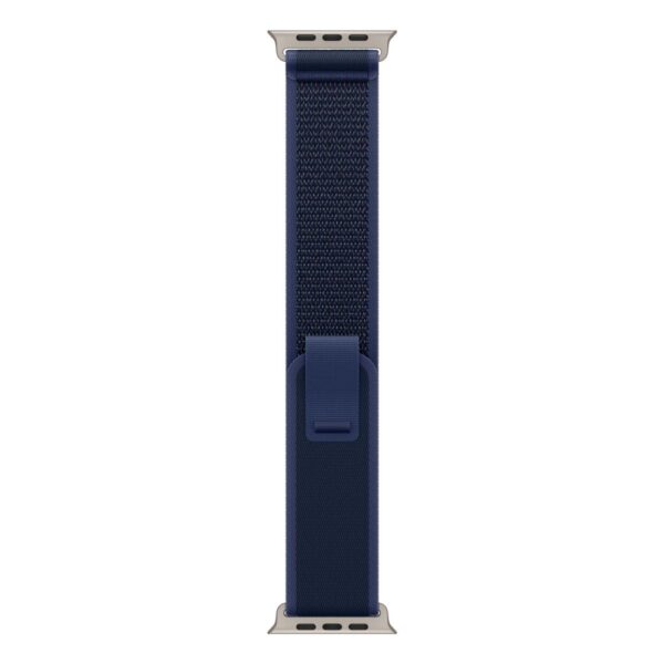Apple 49mm Blue Trail Loop M/L - Natural Titanium Finish