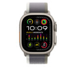 Apple 49mm Green/Grey Trail Loop - M/L