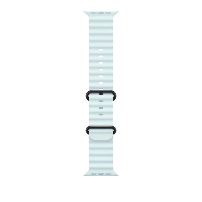 Apple 49mm Ice Blue Ocean Band - Black Titanium