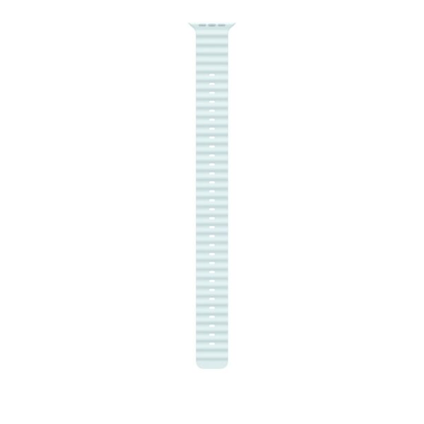 Apple 49mm Ice Blue Ocean Band Extension for Apple Watch, Fluoroelastomer & Titanium