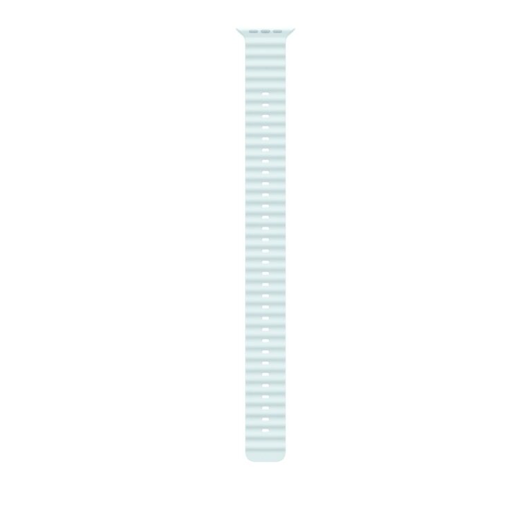 Apple 49mm Ice Blue Ocean Band Extension for Apple Watch, Fluoroelastomer & Titanium
