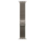 Apple 49mm Natural Titanium Milanese Loop - Small