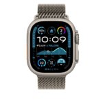 Apple 49mm Natural Titanium Milanese Loop - Small
