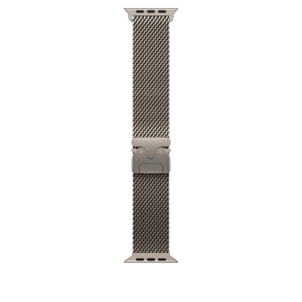 Apple 49mm Natural Titanium Milanese Loop - Small