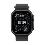 Apple 49mm Navy Ocean Band - Black Titanium