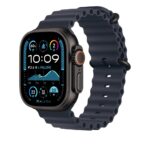 Apple 49mm Navy Ocean Band Ext. - Black Titanium