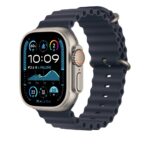 Apple 49mm Navy Ocean Band Extension - Titanium Finish