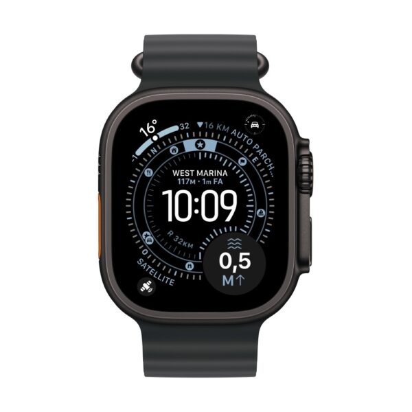 Apple 49mm Ocean Band - Black Titanium