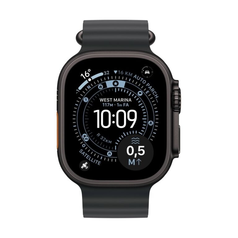 Apple 49mm Ocean Band - Black Titanium