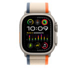 Apple 49mm Orange/Beige Trail Loop S/M
