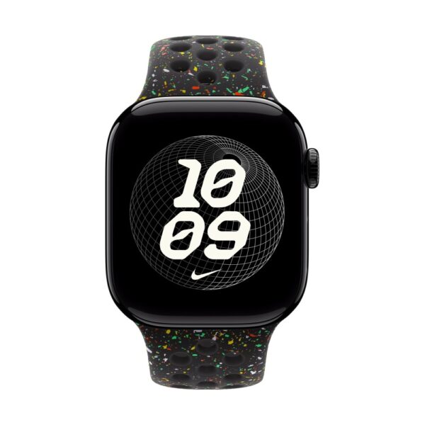 Apple Band Black Aluminium, Fluoroelastomer