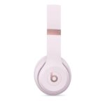 Apple Beats Solo 4 On-Ear Wireless and Wired Headphones with Bluetooth 5.3 and Built-in Microphone - Pink