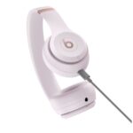 Apple Beats Solo 4 On-Ear Wireless and Wired Headphones with Bluetooth 5.3 and Built-in Microphone - Pink
