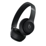 Apple Beats Solo 4 On-Ear Wireless Headphones with Bluetooth 5.3, Built-In Microphone, and 50-Hour Battery Life - Black
