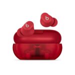 Apple Beats Solo Buds True Wireless In-Ear Earbuds with Built-in Mic - Transparent Red