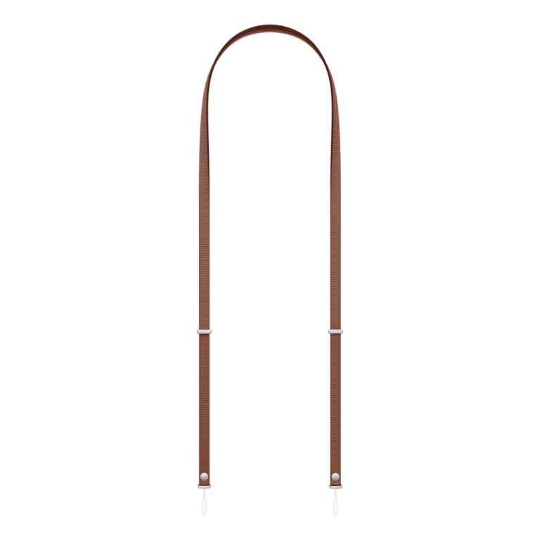 Apple Crossbody Strap for iPhone - Sienna Brown Recycled PET Adjustable Strap 2.08m